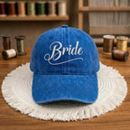 Embroidered Bride Baseball Cap, Washed Cotton Dad Hat, Bachelorette Party Gift