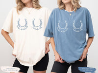 Custom Western Bachelorette Shirt, Personalized Cowgirl Last Rodeo Tee, Comfort Colors® Country Bridal Squad Gift For Nashville Trip