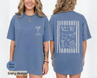 Custom Beach Bachelorette Comfort Colors Shirt, Coastal Bride Trip Tee, Bikini Shell Cocktail Party Shirt