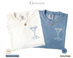 Custom Beach Bachelorette Comfort Colors Shirt, Coastal Bride Trip Tee, Bikini Shell Cocktail Party Shirt