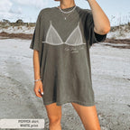 Custom Coastal Bachelorette Comfort Colors Shirt, Last Toast on the Coast, Bikinis and Martinis, Last Splash Seashells and Wedding Bells