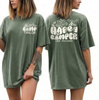 Custom Bachelorette Camp Crew Bridal Shirt Comfort Colors Happy Camper Girls Trip Tee