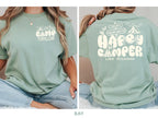 Custom Bachelorette Camp Crew Bridal Shirt Comfort Colors Happy Camper Girls Trip Tee