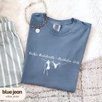 Custom Beach Bachelorette Shirts Comfort Colors, Last Toast on the Coast Bikini Bach Merch, Last Splash Coastal Tee