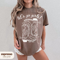 Let's Go Girls Bachelorette Party Shirts, Custom Last Rodeo Bach Comfort Colors Tee, Personalized Cowgirl Western Bach Merch