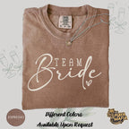 Comfort Colors® Custom Bride Bridesmaid Shirt, Briedsmaid Proposal Gift, Bridal Party T-shirt, Bach Party Shirt, Personalized Bride Tshirt