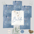 Comfort Colors® Custom Bride Bridesmaid Shirt, Briedsmaid Proposal Gift, Bridal Party T-shirt, Bach Party Shirt, Personalized Bride Tshirt