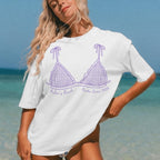 Personalized Bikini Bachelorette Shirt, Custom Beach Bach Party Shirt, Coastal Bachelorette Shirt, Bridal Party Shower Gift, Bachelor Shirt