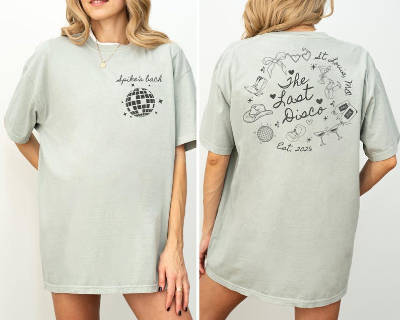 Last Disco Bachelorette Shirt Custom Disco Bride Tee Retro Bach Party Top Personalized Bride To Be Gift Disco Theme Celebration Tshirts