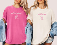 Saddlin Up Settlin Down Bachelorette Shirts Western Bride Bach Party Matching Cowgirl Last Rodeo Bridal Weekend Tee Cowgirl Bridal Party