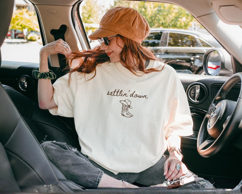 Saddlin Up Settlin Down Bachelorette Shirts Western Bride Bach Party Matching Cowgirl Last Rodeo Bridal Weekend Tee Cowgirl Bridal Party