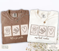 Western Nashville Bachelorette Comfort Colors Shirts, Matching Last Rodeo Bridesmaid Bride Tees, Western Bridal Party Gift, Cowgirl Bach
