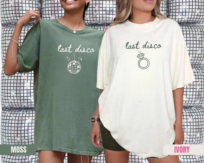 Last Disco Shirt Bachelorette Party Shirts Disco Bride tee Luxury Western Bach Cocktail Club Bridal Shower