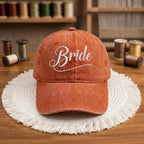 Embroidered Bride Baseball Cap, Washed Cotton Dad Hat, Bachelorette Party Gift