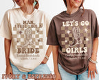 Custom Western Bachelorette Party Comfort Colors let's go girls Shirt matching Cowboy Shirt for Bach Trip Last Rodeo Country Bachelorette