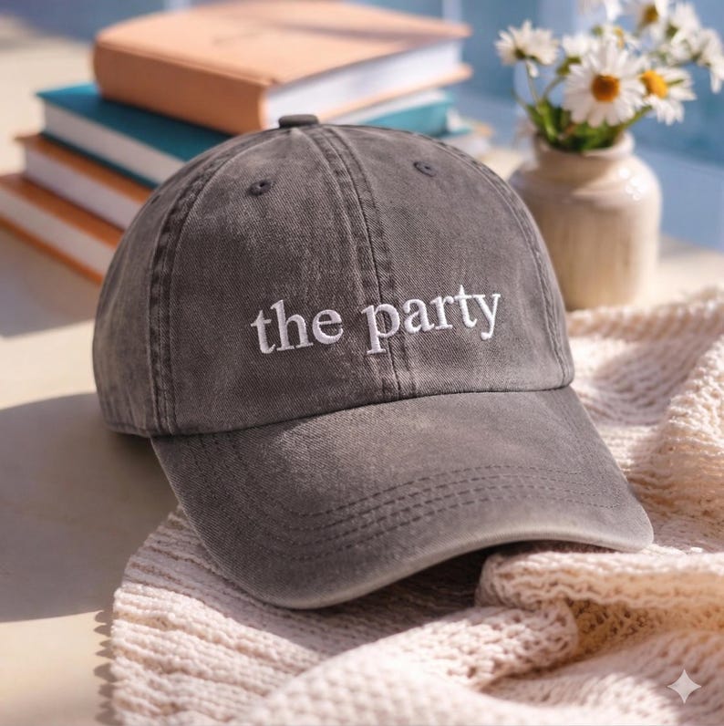 Custom Bride Squad Embroidered Hat, Personalized Bachelorette Party Hats, The Bride Hat, Matching Bridal Shower Hats, Vintage Baseball Hat