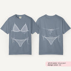 Coastal Bachelorette Shirts Comfort Colors Last Toast on the Coast Bachelorette Bikinis and Martinis Last Splash Seashells and Wedding Bells
