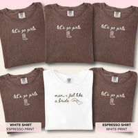 Lets Go Girls Bachelorette Shirts, Last Rodeo Tee, Western Cowgirl Bach Party Tees, Nashville Girls Trip Shirts, Bride Squad Outfit