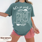 Let's Go Girls Bachelorette Party Shirts, Custom Last Rodeo Bach Comfort Colors Tee, Personalized Cowgirl Western Bach Merch