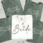 Comfort Colors® Custom Bride Bridesmaid Shirt, Briedsmaid Proposal Gift, Bridal Party T-shirt, Bach Party Shirt, Personalized Bride Tshirt