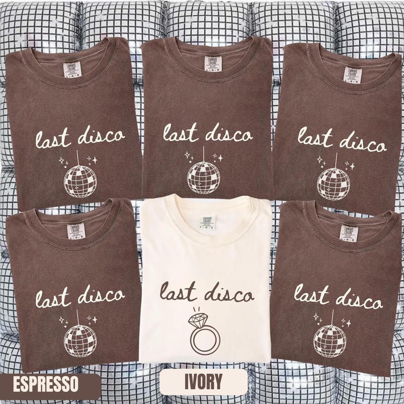 Last Disco Shirt Bachelorette Party Shirts Disco Bride tee Luxury Western Bach Cocktail Club Bridal Shower