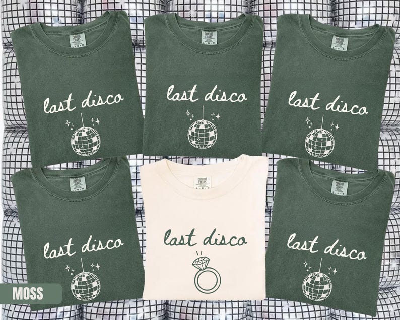 Last Disco Shirt Bachelorette Party Shirts Disco Bride tee Luxury Western Bach Cocktail Club Bridal Shower