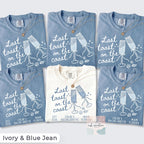 Last Toast on the Coast Shirt, Custom Beach Bachelorette Shirts, Personalized Bachelorette Shirts, Custom Location, Custom Bach Party Shirts