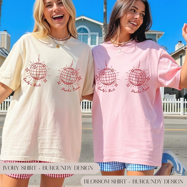 Disco Bachelorette Party Shirts, Hippie Disco Favors, Disco Ball Bra Shirt, Brides Last Disco, Honey Disco Bride Bachelorette