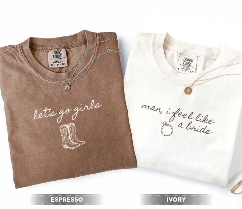 Western Nashville Bachelorette Comfort Colors® Shirts, Last Rodeo Country Bachelorette TShirt, Custom Let's Go Girls Bachelorette Party Tees