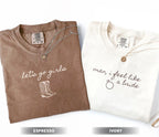 Western Nashville Bachelorette Comfort Colors® Shirts, Last Rodeo Country Bachelorette TShirt, Custom Let's Go Girls Bachelorette Party Tees