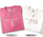 Western Nashville Bachelorette Comfort Colors® Shirts, Last Rodeo Country Bachelorette TShirt, Custom Let's Go Girls Bachelorette Party Tees