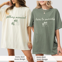 Cat Theme Bachelorette Shirts, Getting Meowied Cat Lover Bachelorette Party Tees