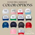 Last toast on the coast bachelorette trucker hats, Custom trucker hats, personalized bride tribe hats, beach bach party hats