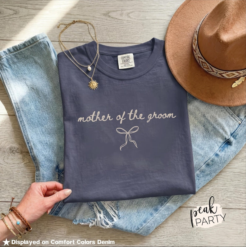 Coquette Bow Bridal Shirt, Bachelorette Outfit for Bride, Wedding Day Tee, Engagement Gift for Bride, Bridal Shower Gift, Bridal Party Shirt