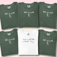 Lets Go Girls Bachelorette Shirts, Last Rodeo Tee, Western Cowgirl Bach Party Tees, Nashville Girls Trip Shirts, Bride Squad Outfit