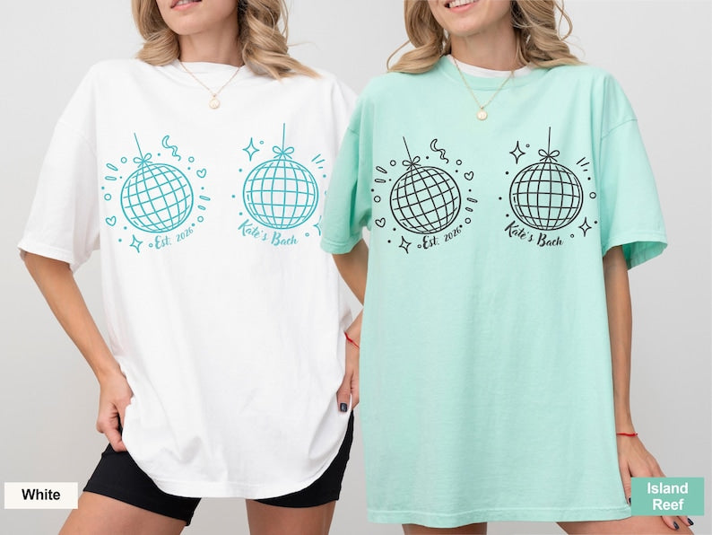 Disco Ball Bachelorette Shirt, Retro 70s Bach Party Tee, Custom Bride Squad Shirt, Girls Trip Outfit, Disco Theme Bridal Tee