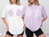 Disco Ball Bachelorette Shirt, Retro 70s Bach Party Tee, Custom Bride Squad Shirt, Girls Trip Outfit, Disco Theme Bridal Tee