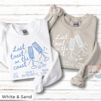 Last Toast on the Coast Shirt, Custom Beach Bachelorette Shirts, Personalized Bachelorette Shirts, Custom Location, Custom Bach Party Shirts