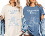 Custom Wild Wild Wife Bachelorette Shirt, Cowboy Bachelorette, Last Rodeo Bachelorette, Bridal Party Outfit, Personalized Girls Trip