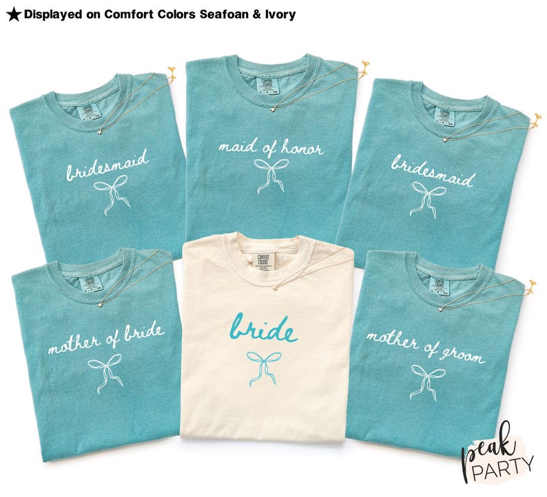 Coquette Bow Bridal Shirt, Bachelorette Outfit for Bride, Wedding Day Tee, Engagement Gift for Bride, Bridal Shower Gift, Bridal Party Shirt