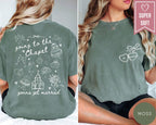 Comfort Colors® Going to the Chapel Personalized Bridal Shirt, Wedding Day of Bride Tee, Gift for Newly Engaged Custom Coquette Future Mrs.