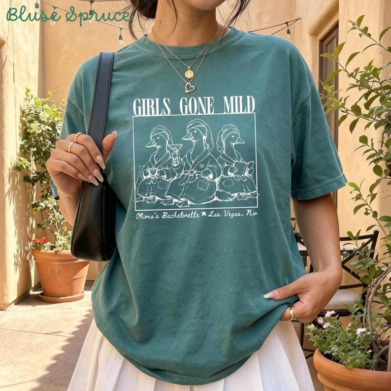 Custom Bachelorette Party Shirt, Girls Gone Mild Shirt, Goose Bachelorette Shirt, Bridesmaid Matching Shirts