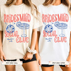 Custom Disco Cocktail Bachelorette Shirt Personalized Bridesmaid Proposal Bridal Party Bach Girls Trip Weekend Engaged Wedding Retro