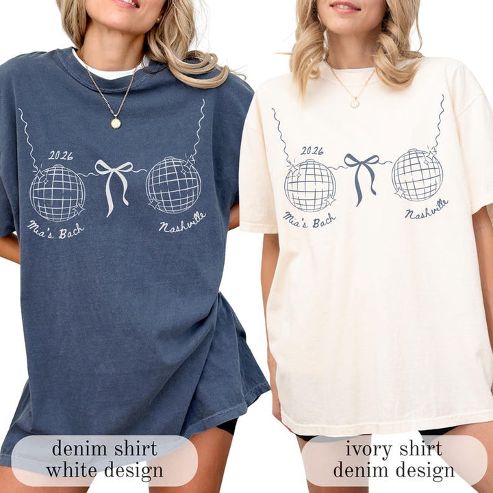 Custom Disco Bachelorette Comfort Colors® Shirts, Dancing Queen Bridal Party Shirt, Retro 70s Bachelorette Tshirt Las Vegas Bachelorette Tee