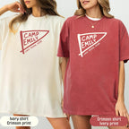 Custom Camp Bachelorette Shirts Lake Weekend Tee Personalized Camp Bach Shirt Girls Trip Matching Vacation Outfit