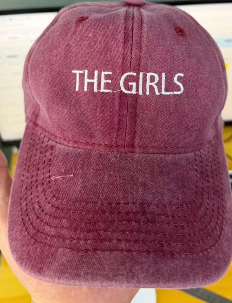 Personalized Bride Squad Hat, Custom Bachelorette Party Baseball Cap, Bridal Shower Gift for Bridesmaids
