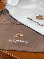 Custom Embroidered Cowgirl Bachelorette Baby Tee Shirt, Nashville Bach Party, Western Bride, Rodeo Bach Crop Tops, Country Bach Party Shirts