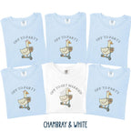 Funny Goose Bachelorette Shirt, Off to Party Bride Tee, Comfort Colors Bach Club, Bridal Party Girls Trip Shirt, Wedding Weekend