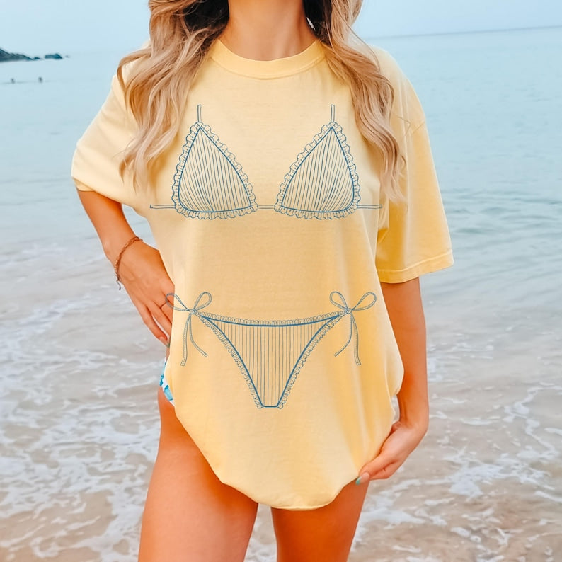 Comfort Colors Coastal Bachelorette Shirts Last Toast on the Coast Bachelorette Bikinis and Martinis Last Splash Seashells and Wedding Bells