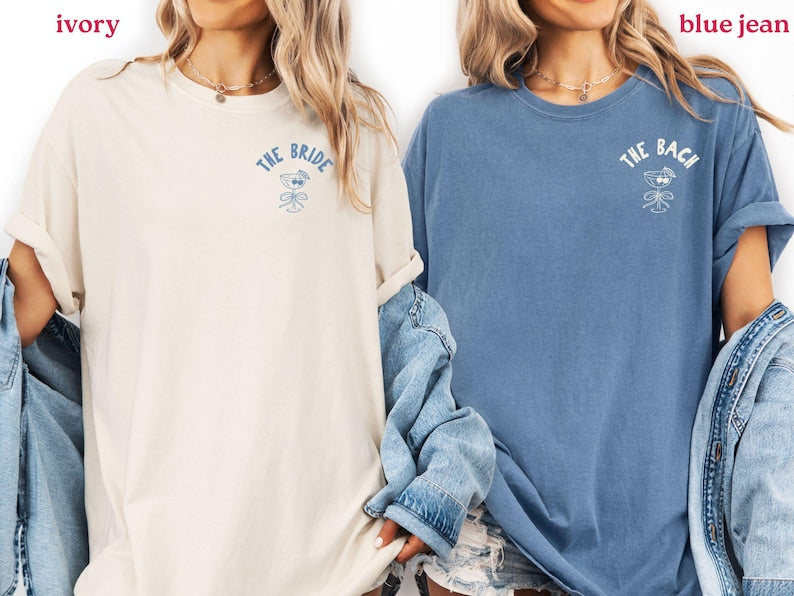 Personalized The Bach Club Bachelorette Comfort Colors Shirt, Bridal Party Gifts, Bridal Shower Favors,Bridesmaid Gift,Cocktail Bachelorette